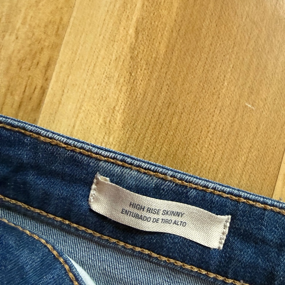 Universal Thread Patchwork Skinny Jeans - Blue - image 3